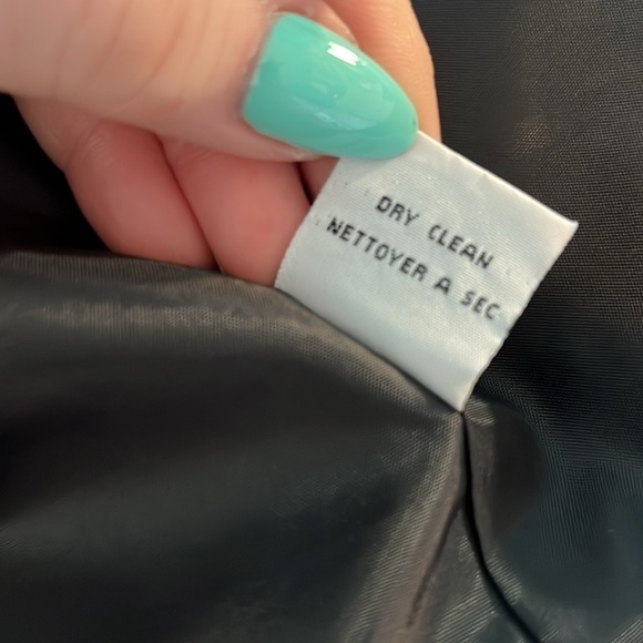 Talbots Herringbone Blazer Wool Lined Pockets Size 8 P Petite Made in Italy - Picture 10 of 10